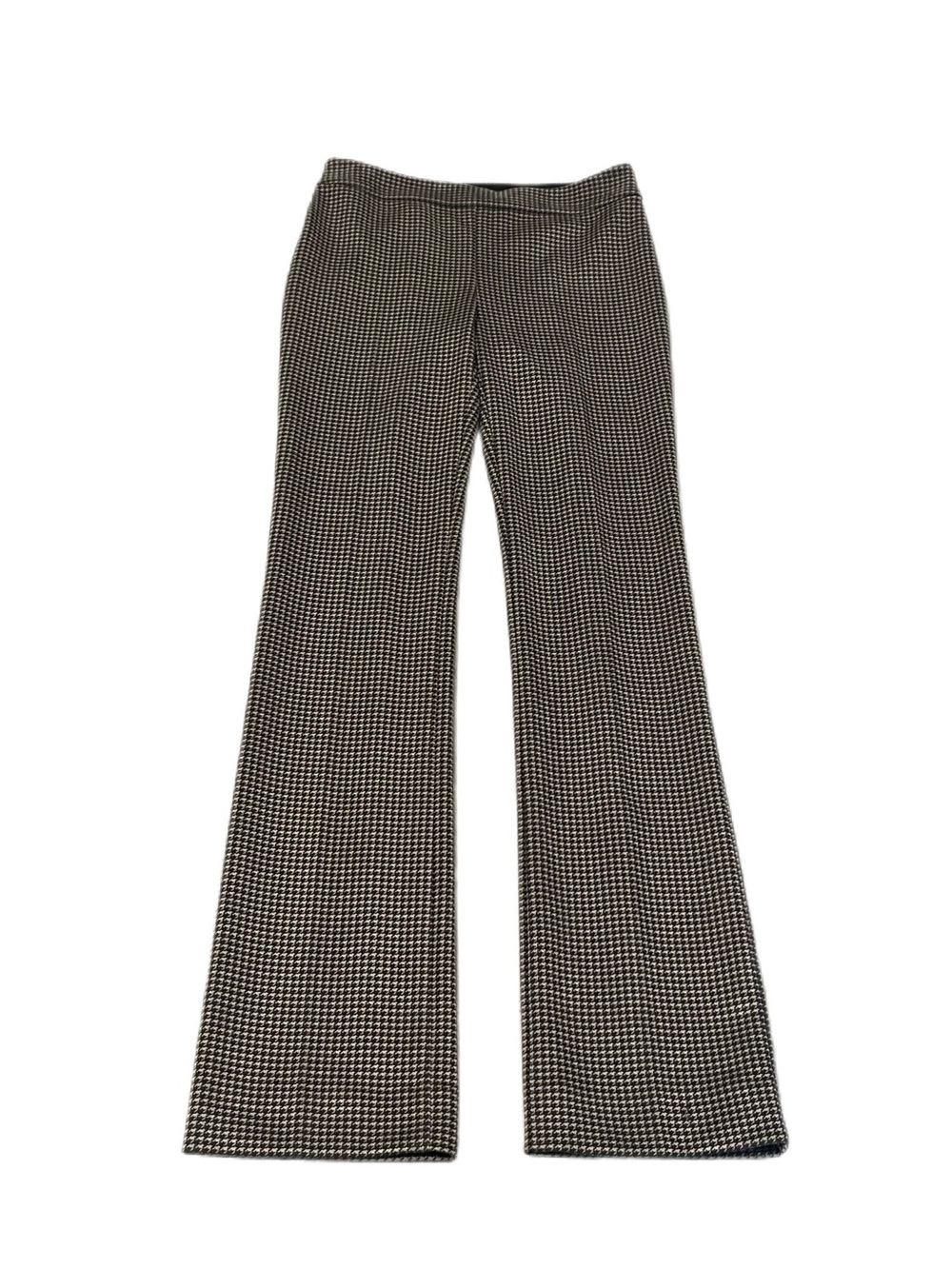 Etcetera "Novelist" Brown & Camel Ponte Pull on Houndstooth Pants - Best Seller